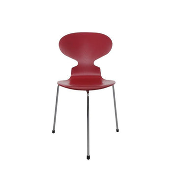 Model 3101 Ant Chair - Red 565 - 3 Legs (Set-2 Chairs) - mooiatti