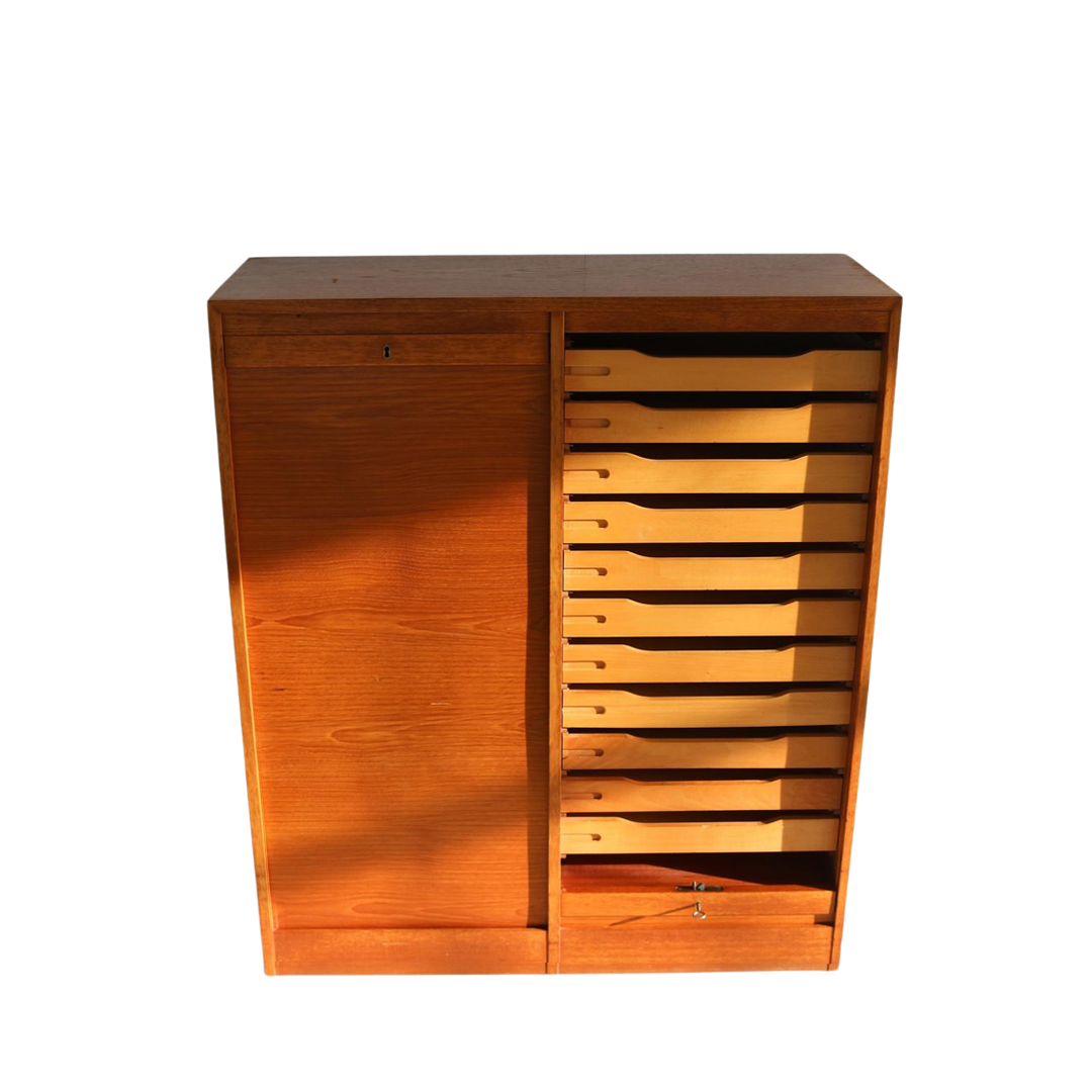 Teak file cabinet deals