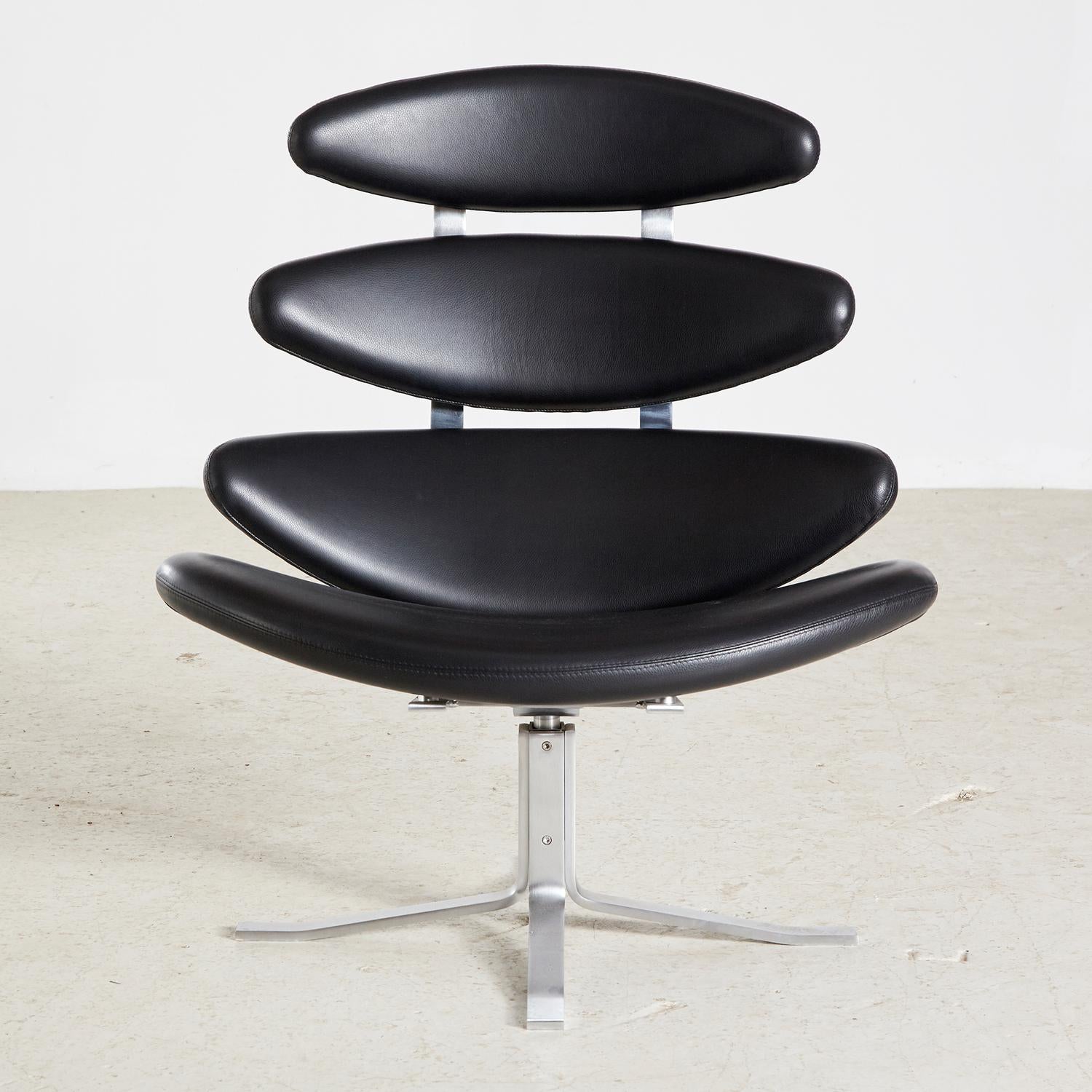 ccm　Poul M. Volther Corona Chair レザー FREDERICIA 🇩🇰 CORONA Chair – Poul M. Volther, 1964